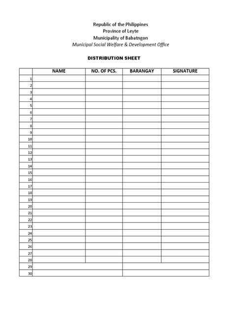 Distribution Sheet 的图像结果