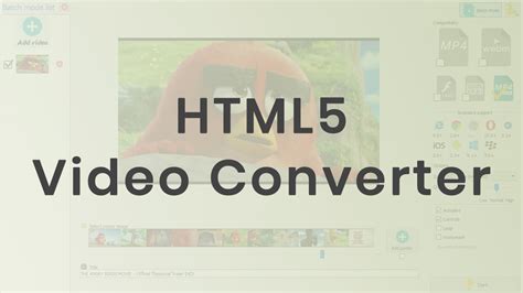 Image result for Changing Video Format to HTML5