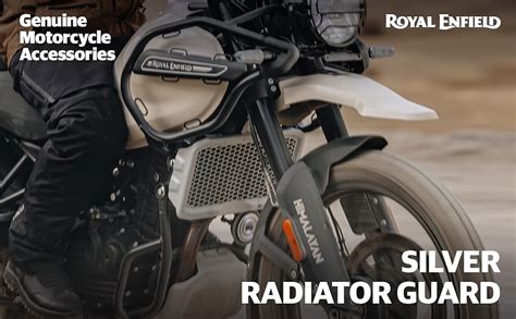 Royal Enfield KXA00404 Silver Raditor Guard for New Himalayan ...