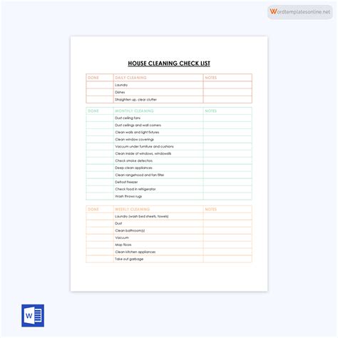 36 Free Cleaning Checklist Templates [Daily to Annual]