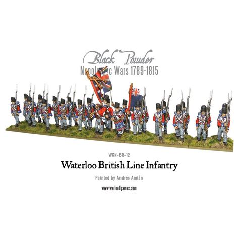 Buy Napoleonic British Line Infantry (Waterloo campaign) - Board Game ...
