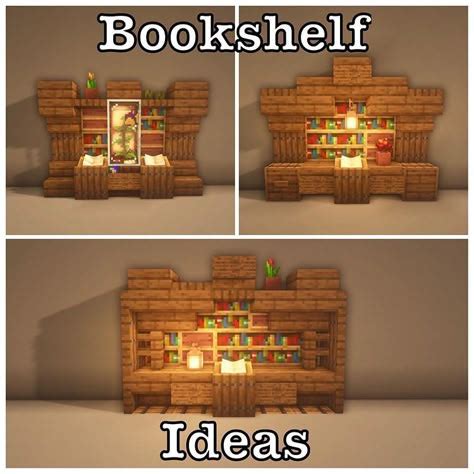 Minecraft Bookshelf Ideas