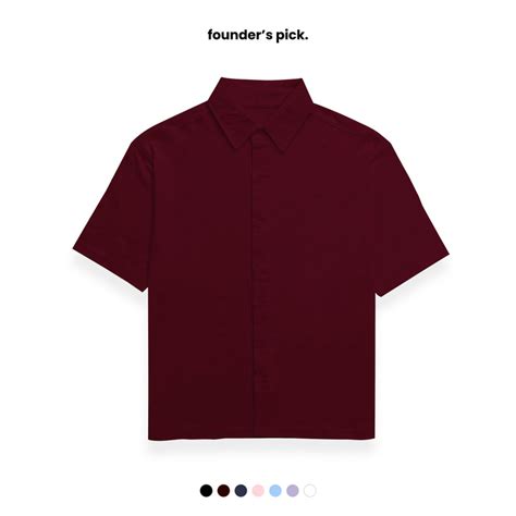 RELAXED COTTON SHIRT [7 Solid Colours] [240 GSM] – The Minimal Closet