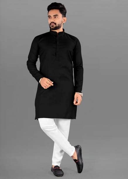 Black Kurta Pajama - Buy Black Kurta Pajama online at Best Prices in ...