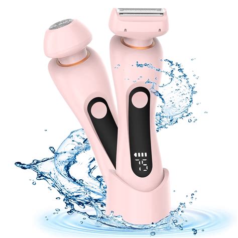 MichPong Electric Razor for Woman, Rechargeable Wet Dry Use Shaver for ...
