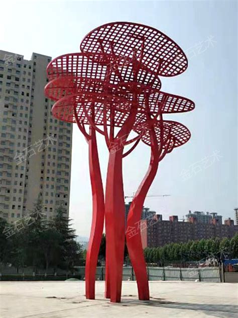 城市景观不锈钢雕塑的艺术特点-宏通雕塑