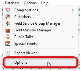 Database Options 的图像结果