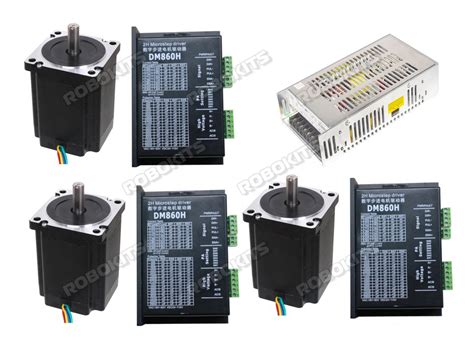 CNC package with Nema34 85KgCm stepper motor & DM860H-Microstep Driver ...