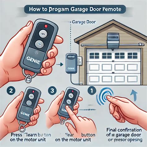 How to Program Genie Remote To Chamberlain Garage Door Opener: A ...
