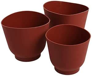 Buy Norpro 3 Piece Silicone Bowl Set, Red Online at Low Prices in India ...