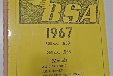 llustrated Spares List for BSA 1967 Kopie | BRITISH Only Austria ...