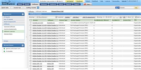 Image result for Software License History Page Example