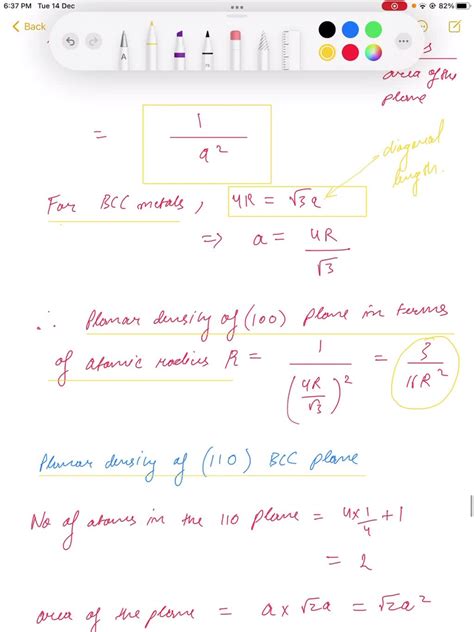 SOLVED:(a) Derive planar density expressions for BCC (100) and (110 ...