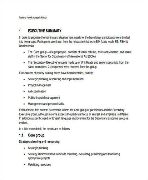 Image result for Needs Analysis Example