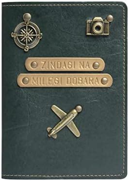 Buy The Messy Corner Stylish Unisex Vegan Leather Passport Cover for ...