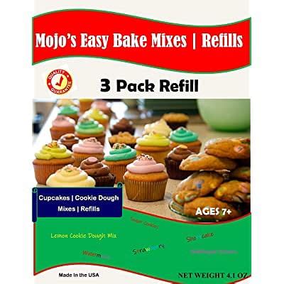 Buy Mojo Stuff Galore Easy Bake Ultimate Oven Bubblegum and Strawberry ...