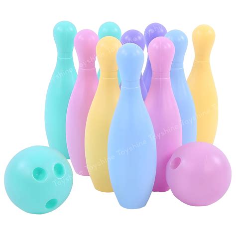 Toyshine Bowling Pins Toy Set Fun Learning Game Plastic Bowling Toy Set ...