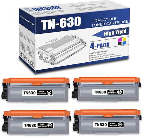 Amazon.com: TN630 Compatible TN-630 Black Toner Cartridge Replacement ...