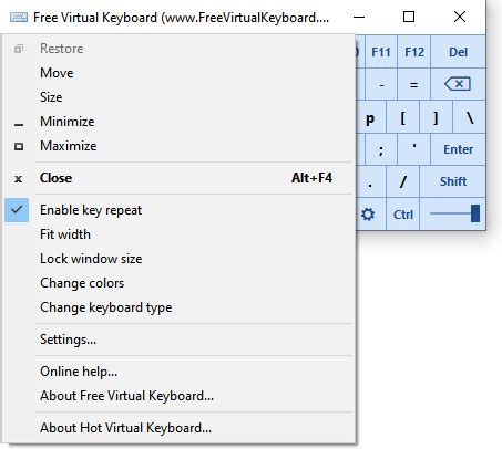 Virtual Keyboard Setting 的图像结果