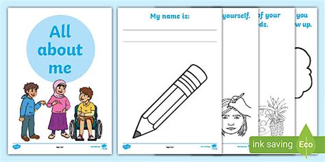 All About Me Book Activity | Primary Resources | Twinkl