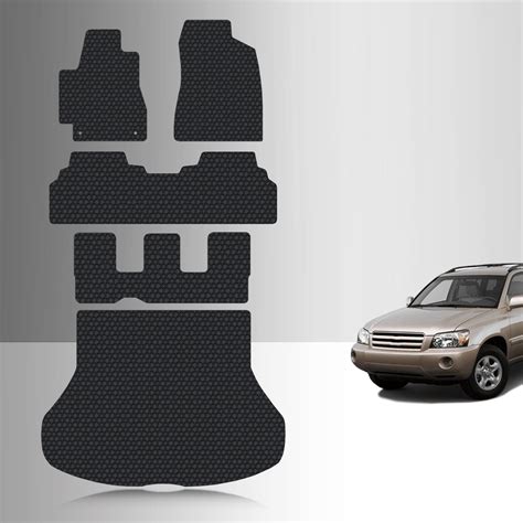 CUSTOM FIT FOR TOYOTA Highlander 2004 Full set Floor Mats – ToughPRO
