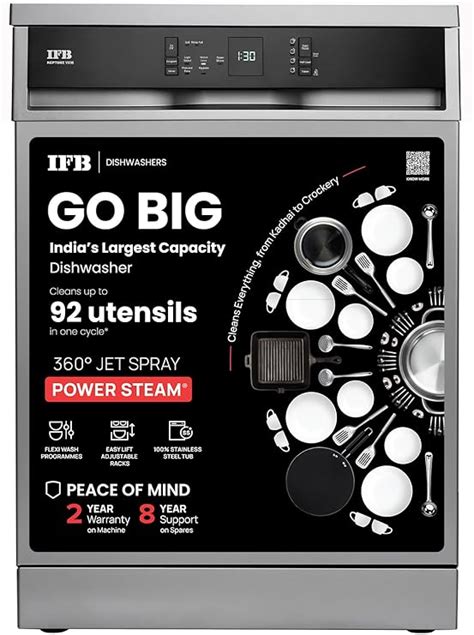 IFB 15 Place Freestanding Dishwasher with DeepClean® Technology, 3rd ...