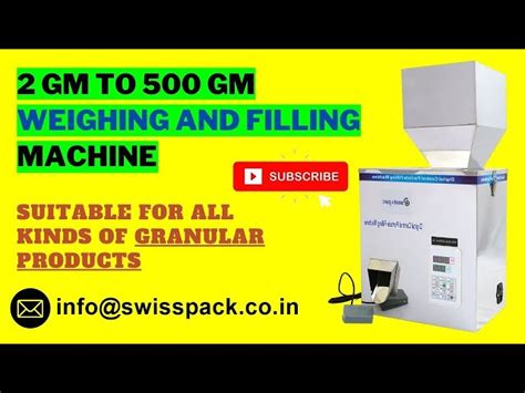 Semi Automatic Granule Filling Machine - Digital Control Automatic ...