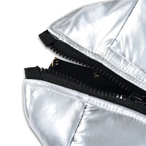 Metallic Dog Puffy Jacket - Furry Castle