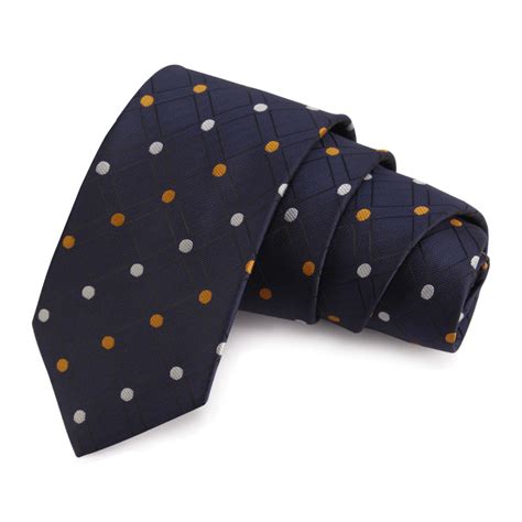 Buy Dotted Blue Colored Microfiber Necktie for Men | Genuine Branded ...