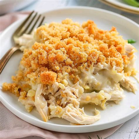 Ritz Cracker Chicken Casserole