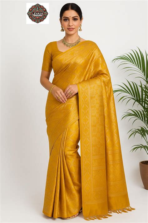 Rust Orange Candy Cotton Saree with Golden Self-Woven Detailing ...