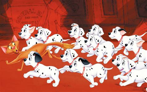 101 Dalmatians Puppies Running