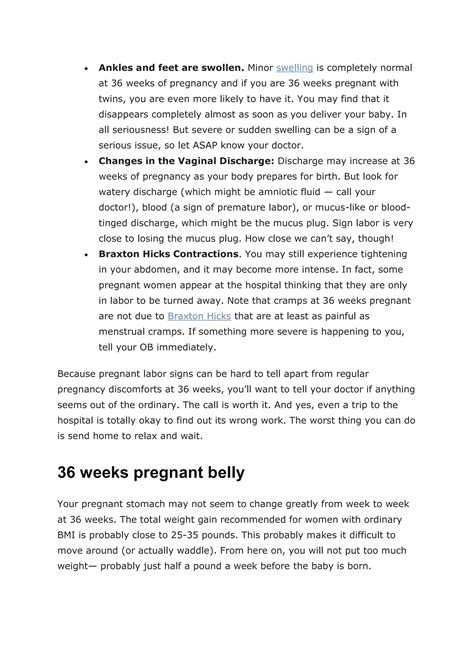 36 weeks pregnant | PDF