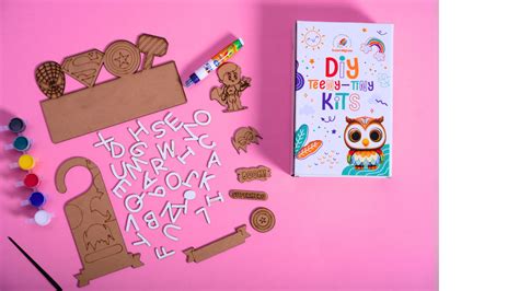 Superhero DIY Name Plate Kit – Craft Set for Kids | iLearnNGrow