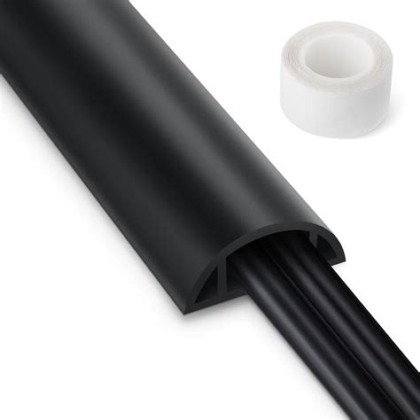 Cord Hider Floor, 3FT, Black Cord Cover Floor, Cord Protector Floor ...