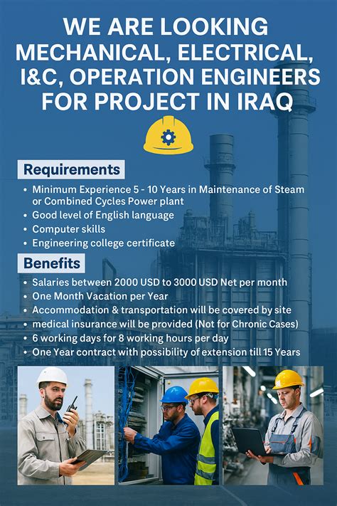 Iraq-Power-Plant-Jobs-Mechanical-Electrical-IC-Operation-Engineers-Technicians - GULF TODAY JOBS