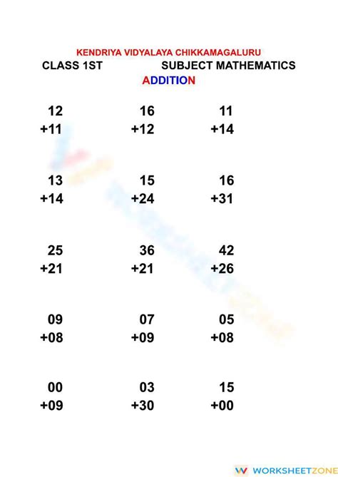 Image result for Addition Exercise