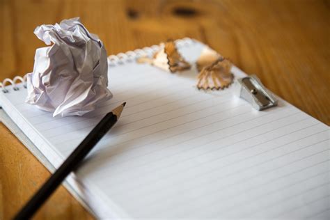 Paper And A Pencil Free Stock Photo - Public Domain Pictures