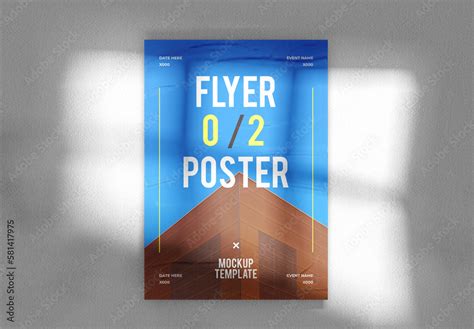 Flyer Poster Mockup Stock Template | Adobe Stock