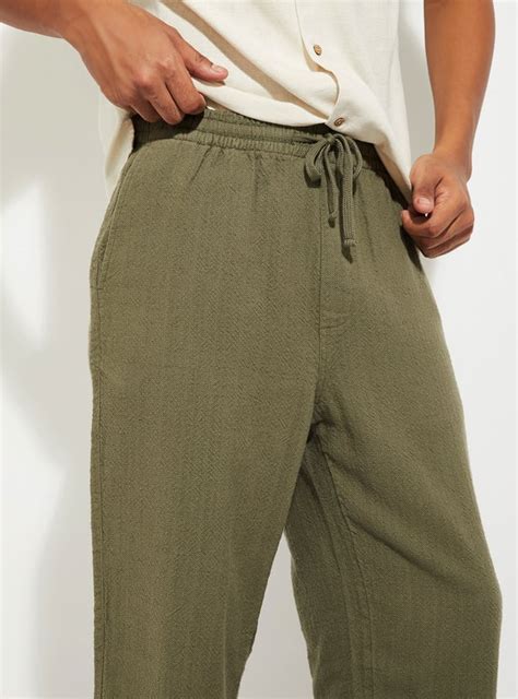 Buy URB_N Men Solid Comfort Fit Trousers Online at just Rs. 1299.0 ...