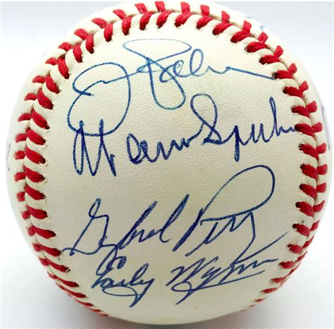 Lot Detail - Impressive Cy Young Award Winners Multi-Signed OAL ...