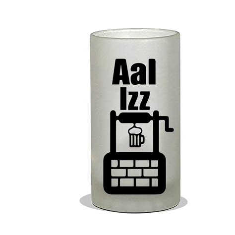 Buy Damodanta Black Aal Izz Well Glass Beer Mug 650 ml Online at Low ...
