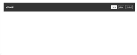 Master Layout in CSS by Flexbox. Build a Simple NavBar | Ujjwalit