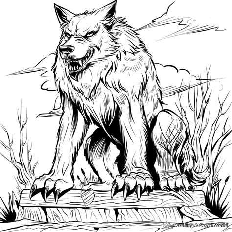 Werewolves In England Coloring Pages [2025]
