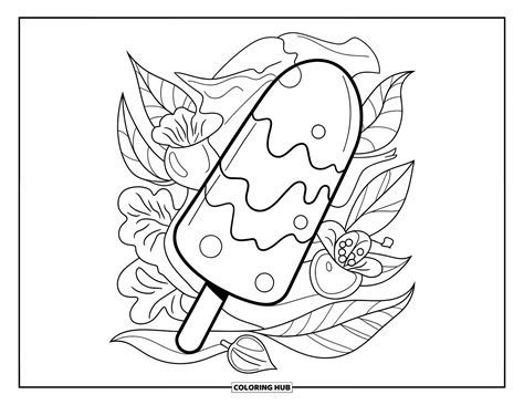 80+ Popsicle Coloring Pages for Kids & Adults (Free Printable PDFs)