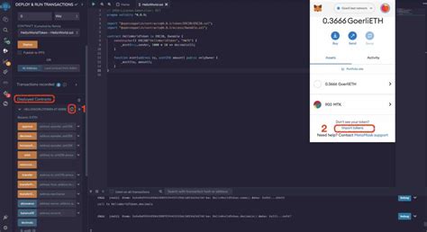 Remix Ethereum Write Smart Contract 的图像结果