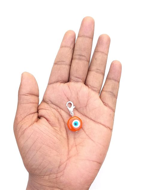 Evil eye charm, evil eye pendant charm, bag charm, purse charm, key ...