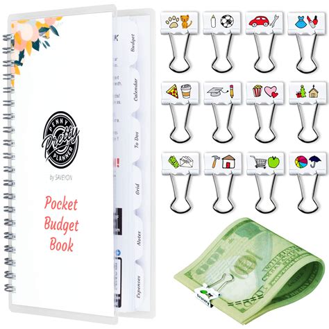 Buy Saveyon Deluxe Budget Clip System - 12 Clips and Budget Planner ...