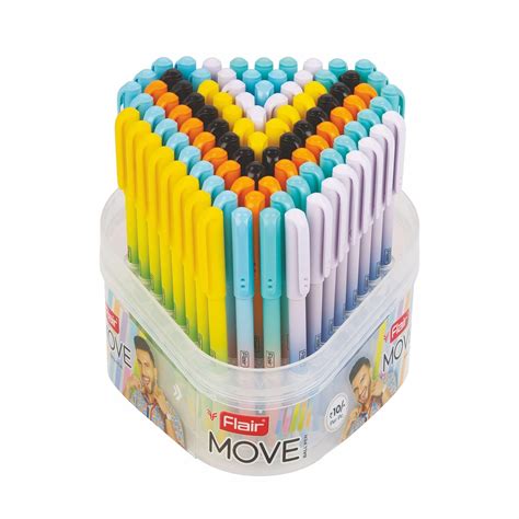 FLAIR Move Ball Pen | Attractive Matte Finish Pastel Body Colors ...