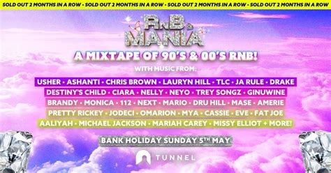 RNB MANIA | Nottingham [90s + 00s RNB All Night], Tunnel Nottingham, 29 ...